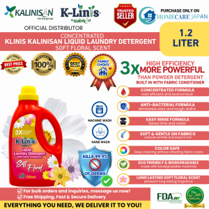 BEST PRICE 100% Original Kalinisan Concentrated 1.2L Liquid Detergent and Fabric Contidioner Soft Floral