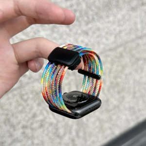 Nylon Strap For Apple Watch Band S10/11 42/46MM 7 8 9 41 45mm 6 5 4 40 44 Loop For iWatch Hollow Out Bracelet 42mm Ultra 49mm