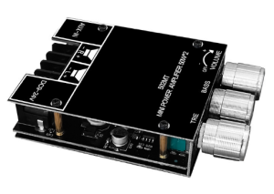 ZK-502MT Amplifier Board Bluetooth 5.0 Subwoofer Amplifier Stereo AUX 2*50W 2.1 Channel Power Audio