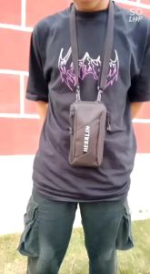 Tas Selempang Pria Wanta dompet Hp uang Kartu Kekinian Multifungsi