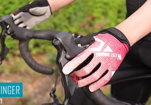 WEST BIKING Găng Tay Xe Đạp Màn Hình Cảm Ứng Găng Tay Toàn Ngón Đạp Xe Chống Trượt Chống Sốc Breathable Phản Chạy Đi Bộ Đường Dài Thể Thao Găng Tay Găng Tay