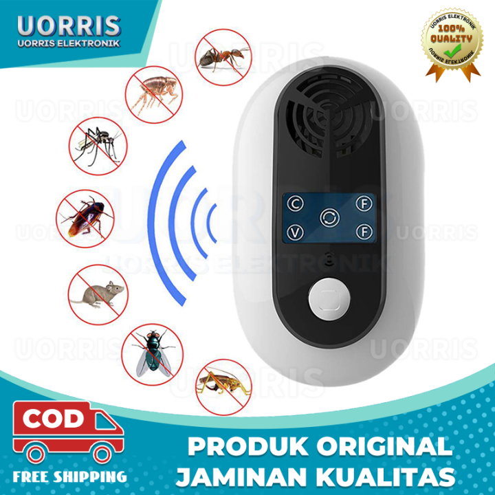 Pengusir Tikus Ultrasonic Alat Tingkatkan ultrasonik alat pengusir tikus Efektif mengusir tikus kecoa semut nyamuk dan laba-laba Alat Pengusir Tikus Serangga Elektrik Pest Repeller Pengusir Tanpa Racun Perangkap Pasang Pengusir Tikus Rumah Elektronik