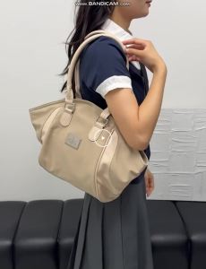 ALO Wing Shape Gym Tote Bag Color Block Patchwork Nylon Large Capacity Yoga Sports Shoulder Bag