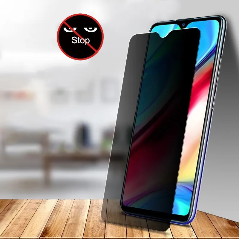 Anti-Spy Peep Tempered Glass For Xiaomi Redmi Note 9s Pro Max Mi  9T Pro Lite A3 Redmi 9A 8A K30 K20 Pocophone F1 Poco X2 Privacy Screen 