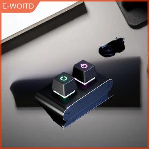 【E-WOITD】 ปุ่มสวิตช์เปลือกอลูมิเนียมสำหรับคอมพิวเตอร์เดสก์ท็อปแหล่งจ่ายไฟภายนอกปุ่มเพาเวอร์ซัพพลาย