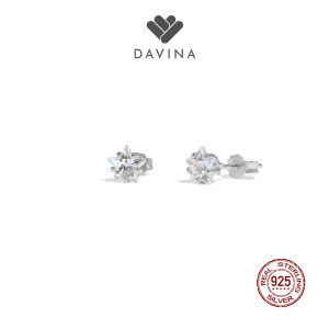 DAVINA Ladies Seila Earrings Sterling Silver 925 - Anting Wanita Perak S925 Tusuk Bintang