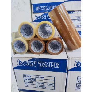 LAKBAN BENING DAN COKLAT NAWA TAPE/OCIN TAPE 45 MM X 90Y BC (1 DUS )