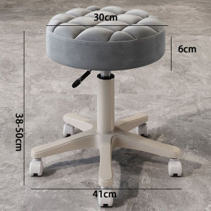 Dining Chair Round Swivel Adjustable Rotating Spa Beauty Salon Stool Hydraulic Kerusi With Wheel Office Hospital Bar转椅