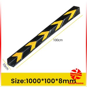 Thaihome ยางหุ้มขอบเสาหุ้มมุมเสา สำหรับกันรถชนขอบเสา  แถบสะท้อนแสง Rubber Wall Corner