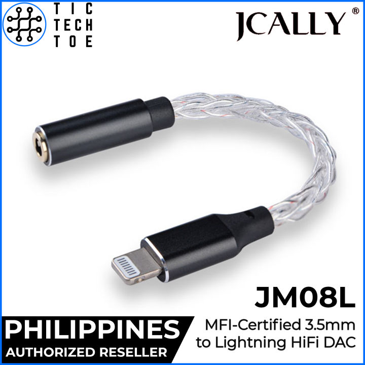 JCALLY JM08L Lightning to Apple MFi Certified HiFi DAC