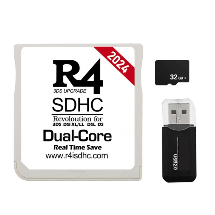 2024 R4 Card R4 SDHC Adapter Flash Card 32G 300 in 1 for DSL XL/LL ...