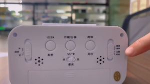 SG Smart Digital Desk Clock - Loud Alarm LED Light Silent Small Mini Table Kids Home Living Room Bedroom Decor