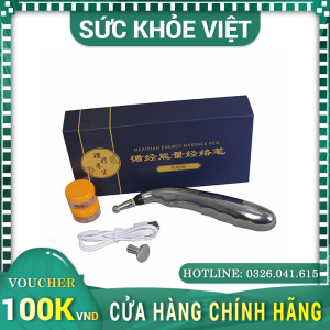 Bút dò huyệt xung điện cao cấp hỗ trợ giảm đau cổ vai gáy đau cơ xương khớp HM X75