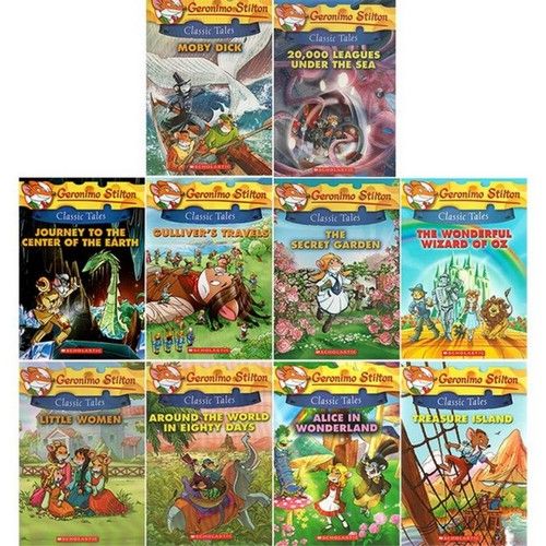 ☆ 10 Books ☆ Original Geronimo Stilton Classic Tales and Thea