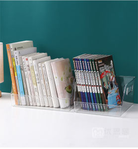 [Local Stock] Multi Purpose Clear Transparent Desktop Vanity Bathroom Cosmetic Book Table Shelf Organizer storage box