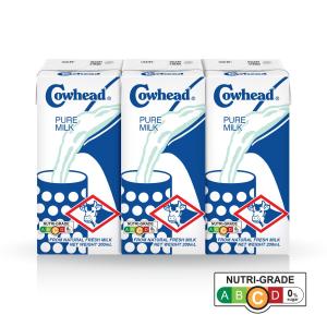 Cowhead UHT Pure Milk 200ML x 3