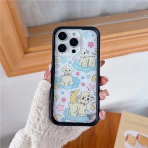 Wildflower Cotton Kitten Phone Case for iPhone 16 15 14 13 12 17 Pro Max Plus Air Cute Polar Bear Around WF Lullaby Lambs Cover
