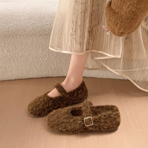 Free Shipping 2026 Autumn/Winter New Collection: Round-Toe Single-Strap Soft-Soled Shallow-Cut Loafers – Comfortable Ballet Flats And Stylish Single Shoes