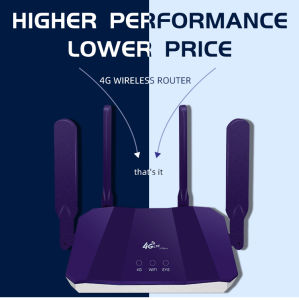 cục phát wifi 4G LTE wifi không dây 300Mbps với cổng LAN 4 Ăng-ten Modem Bộ mở rộng wifi Điểm phát sóng ngoài trời Có khe cắm thẻ sim