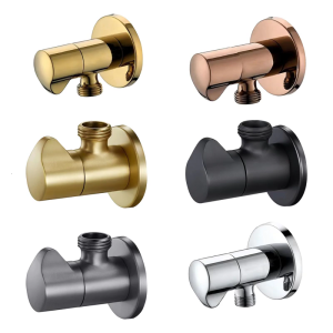 Easy installs Brass Angle Valves Corrosion Proof Universal Flows Control Angle Valves Upgrades for Multiple Applications