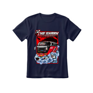 Kaos Atasan anak Bis Viral Bus Mania SHARK usia 1-12 Tahun
