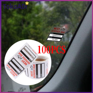 100PCS Catatan Oli Stiker Anti Air Oli Catatan Stiker Oli Mobil Motor DLL