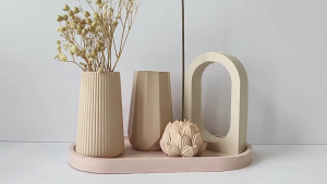 Craft Own Striped Vases with 3 Versatile Sturdy Silicone Molds Accessory for Home And Event Decoration Daily Use