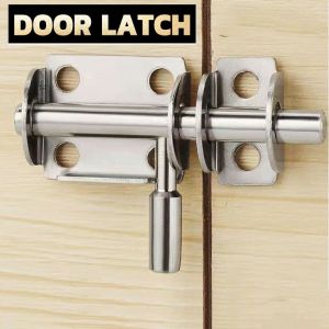 Stainless Steel Door Bolt Anti Theft Sliding Latch Hasp Toilet Drawer Door Lock Buckle Home Hardware
