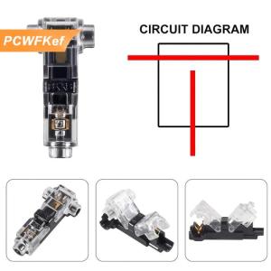 【PCWFKef】 10 cái t Loại 1 pin điện áp thấp dây nối solderless Splice tiết kiệm thời gian Kit cho điện cài đặt