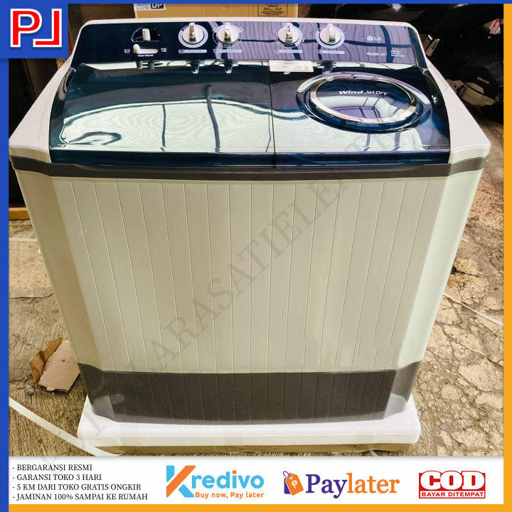 MESIN CUCI LG 2 TABUNG KAPASITAS 12 KG P1200RT TWIN TUB GARANSI RESMI