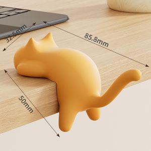 Cute Cartoon Table Side Hook Cat Shape Bag Table Hanger Creative Desk Edge Bag Hanging Hook