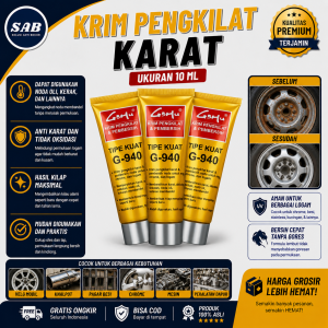 Pengkilat Pembersih Karat Besi Stainless Steel Paste Watch Metal Polishing Paste 10ml