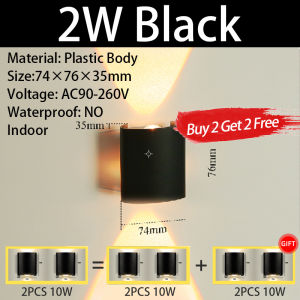 Đèn Tường Trong Nhà Đèn LED Ốp Tường Không Phải Đèn Không Thấm Nước Sconces Bắc Âu Trang Trí Kiểu Hiện Đại Đèn Gắn Tường Cho Cầu Thang Vườn Trong Nhà
