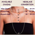 Gwen Stainless Steel  Necklace Raindrop Shape Pendant Non tarnish and Hypo Allergenic. 