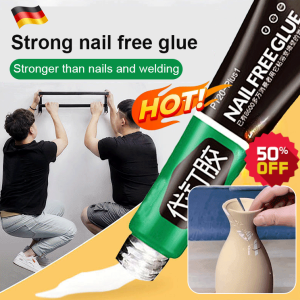 Powerful nail-free glue quick drying no punching strong glue for metal adhesion to iron