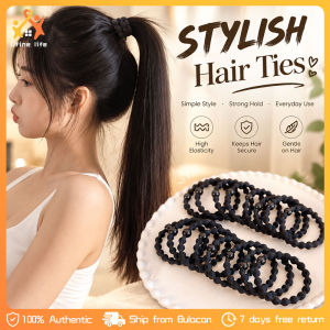 10/5pcs Wave Shape Hair Tie No Headache Strong Hold Ponytail High Elasticity Sporty Hair Tie for Women