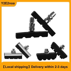 【Local shipping】 Bike Brake Blocks Rubber Cycling Part Tools MTB Mountain Road Bicycle Lightweight V-brake Shoes Pads Bicycle Accessories