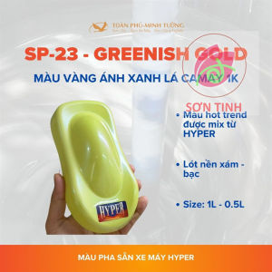 |Màu Trend| Sơn xe máy HYPER vàng ánh xanh lá 1K (Code: SP-23)