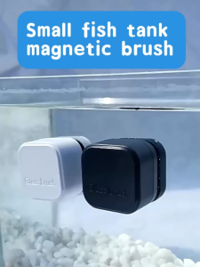 JENECA Aquarium Strong Magnetic Brush Glass Cleaner Floating Double Sided Cleaning Tank Brush