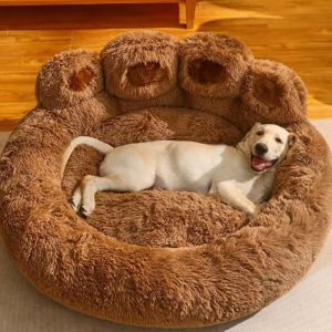 HEALMEYOU Warm Soft Dog Bed Deep Sleep Cozy Pet Products  50cm Pet Mattress Winter