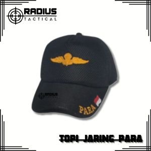 TERLARIS TOPI JARING BORDIR LOGO PARA