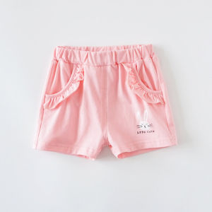 Summer Casual Cotton Shorts for Baby Girls Pure Cotton Thin A-Class Infant Clothes Cute Childrens Summer Outfit One Year Old