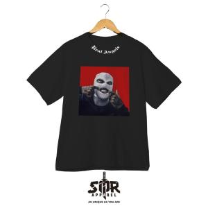 SMR APPAREL - Kaos Oversize Real Mafia Smile Cotton Combed 24s Pria & Wanita