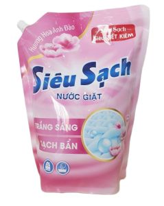 Nước Giặt Lix siêu sạch 2.4kg Hương anh Đào Giặt Máy và Giặt Tay Gia Phát Trade