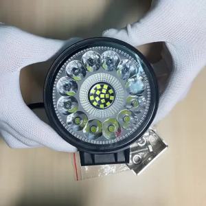 Car LED Round work light 4 Inch Mixed Light Floodlight for Forklift Excavator Harvester Off-road Vehicle Light