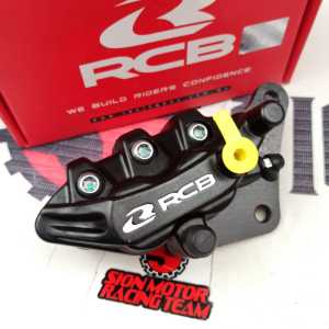 Brake Caliper / Kaliper Rem Cakram Depan RCB Racing Boy Original S Series 2 Piston Yamaha NMAX / Aerox / R15 Hitam