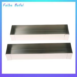 [Feibe Befei] Rectangle Tiramisu Cake Mold Removable Non-Stick Stainless Steel DIY Cake Mousse Dessert Mold Tiramisus Baking Tools
