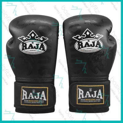 [Genuine] RAJA Microfiber Leather Boxing Gloves Professional Boxing Glove Training Competition Sparring Boxing Glove