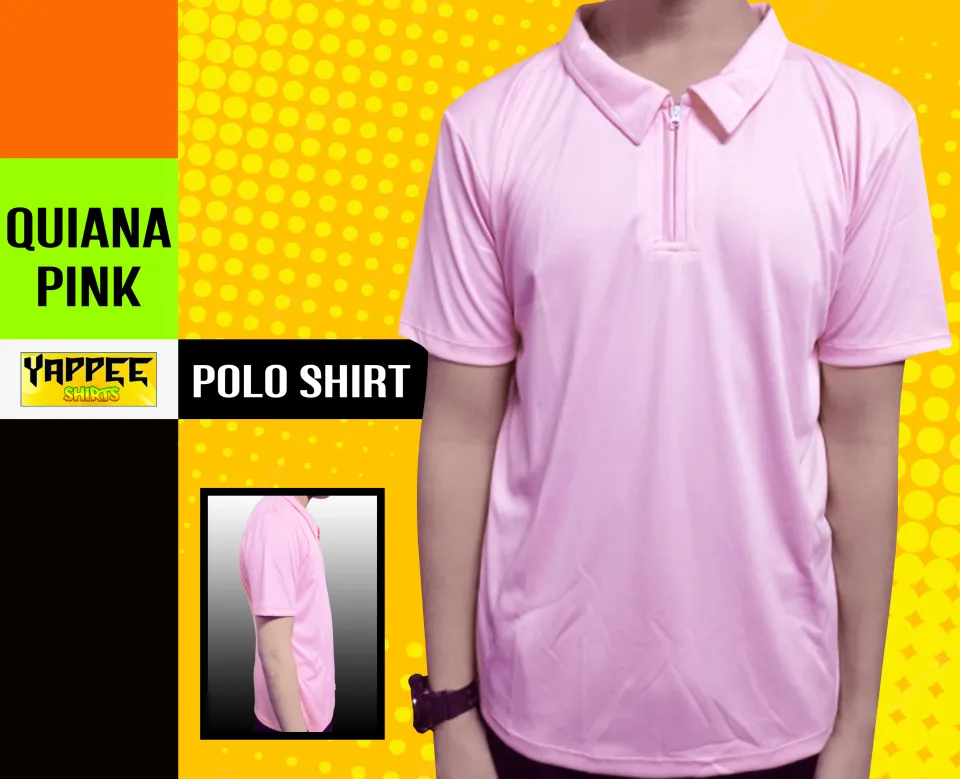 Pink dri clearance fit polo shirts