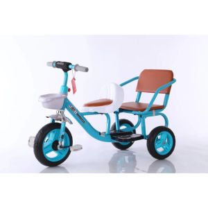 Xe đạp xích lô cỡ đại 2 ghế cho bé - xe đạp 3 bánh trẻ em - xe đạp trẻ em